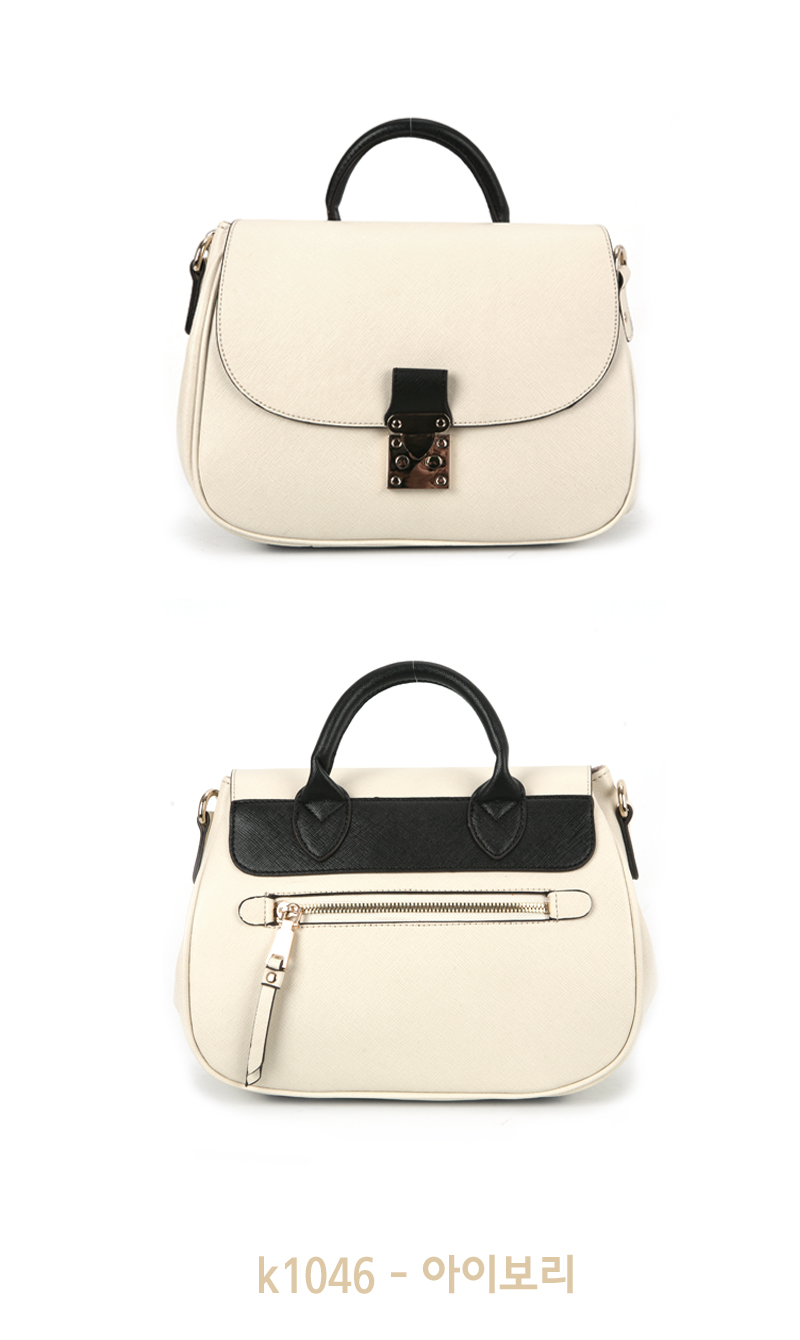 韩国kling品牌 新款 时尚百搭 单肩包手提包斜挎包 定型女包k1046