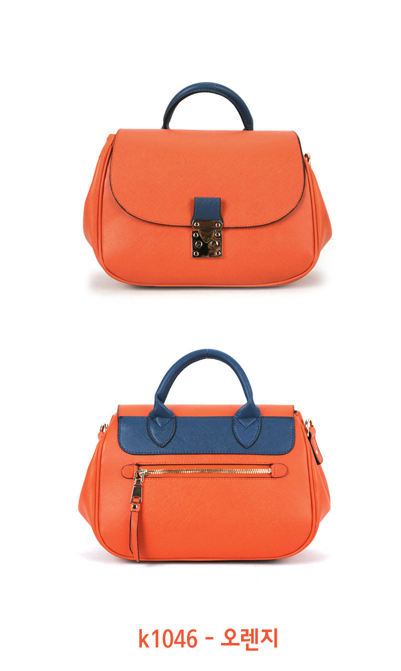 韩国kling品牌 新款 时尚百搭 单肩包手提包斜挎包 定型女包k1046