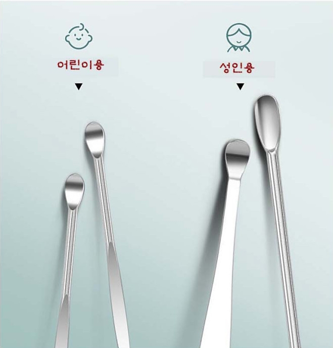 홈랜드 귀 청소기 귀후비개 세트 귀지 제거 스프링 360도 귀이개 상세 이미지 14