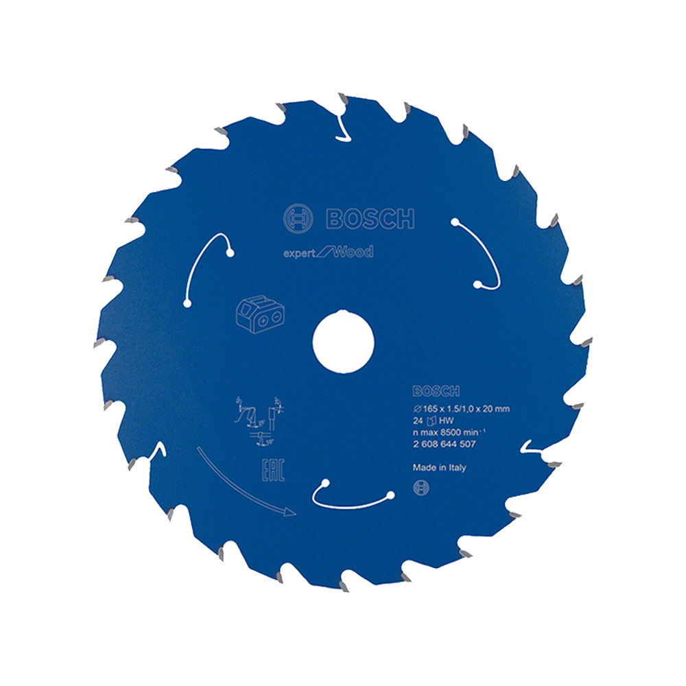 보쉬 2608644507 목재용 원형톱날 165mm 24날