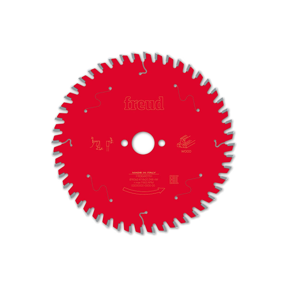 프레우드 FR06W011H 목공용 원형톱날 48날 160mm