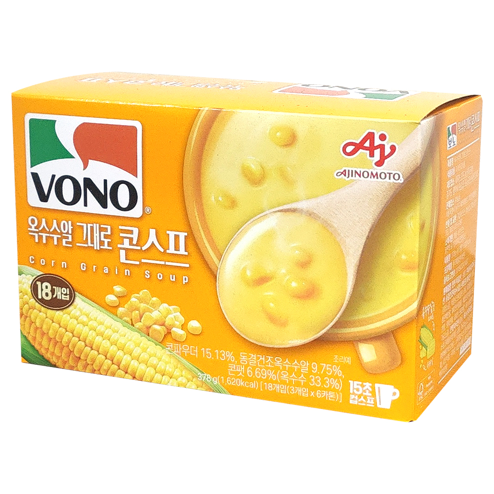 보노 옥수수알 그대로 콘스프 378g (18개입)