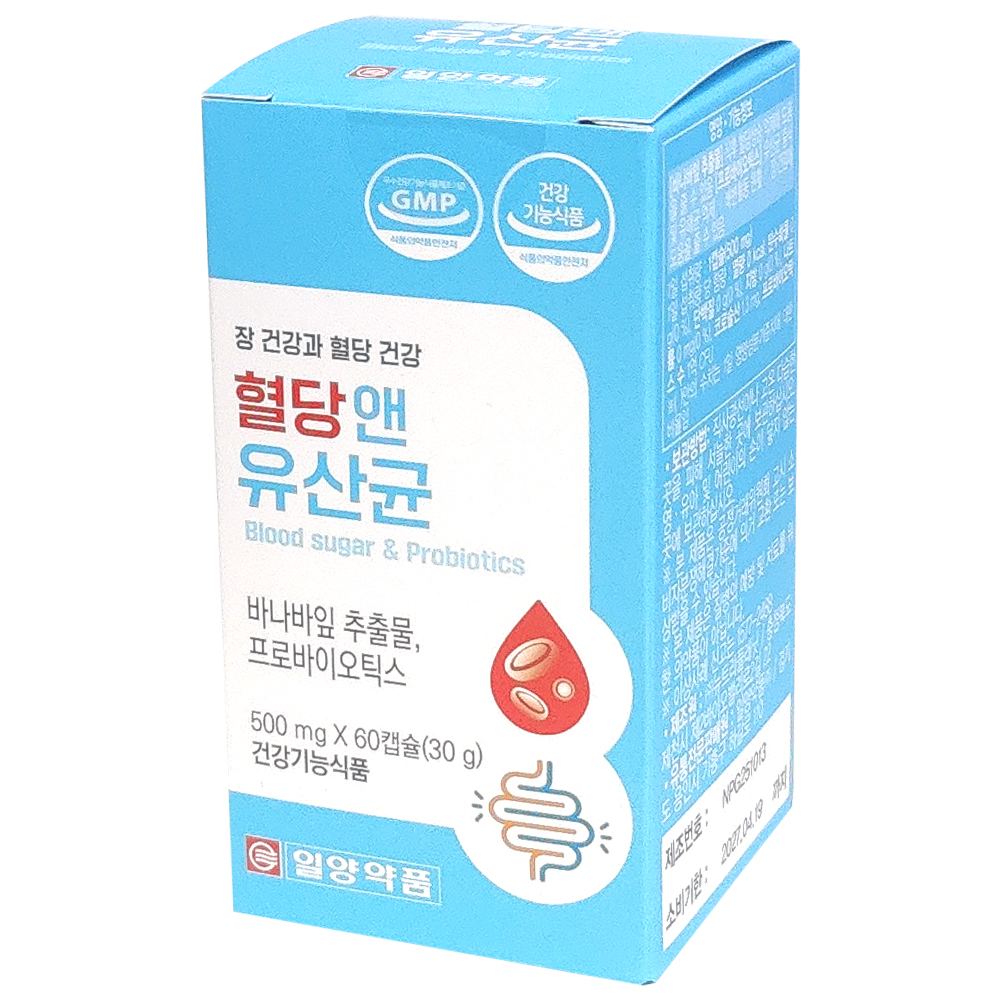 일양약품 혈당 앤 유산균 (60캡슐)