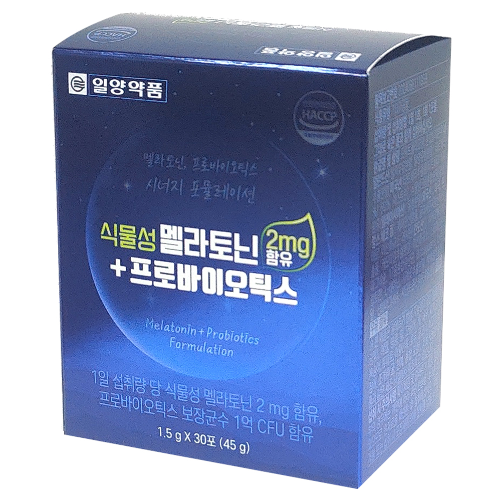 일양약품 식물성 멜라토닌 함유 프로바이오틱스 (30포)
