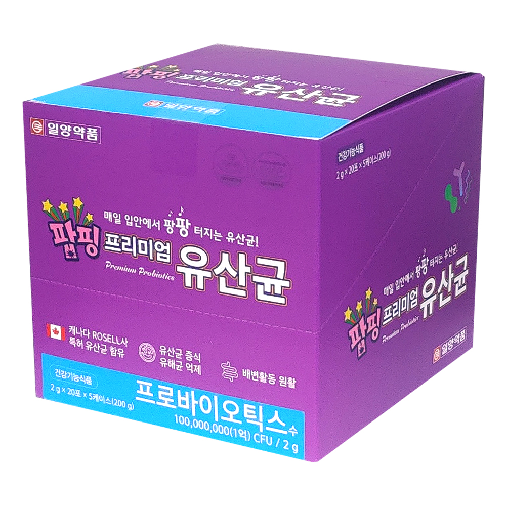 일양약품 팝핑 프리미엄 유산균 200g (100포)