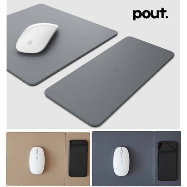 [Pout] 파우트 Hands3 Split 15W 초고속 무선충전 마우스패드 (좌우 분리형)