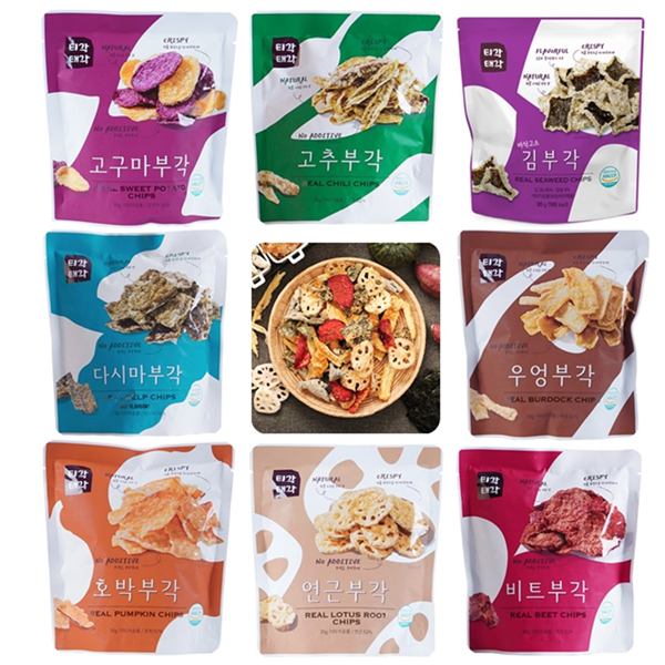 속초 중앙시장 명물 부각"티각태각" 8p세트_30g*8ea (맛선택 1)