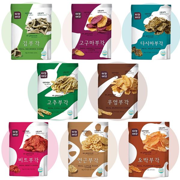 속초 중앙시장 명물 부각"티각태각" 8p세트_60g*8ea (맛선택 1)
