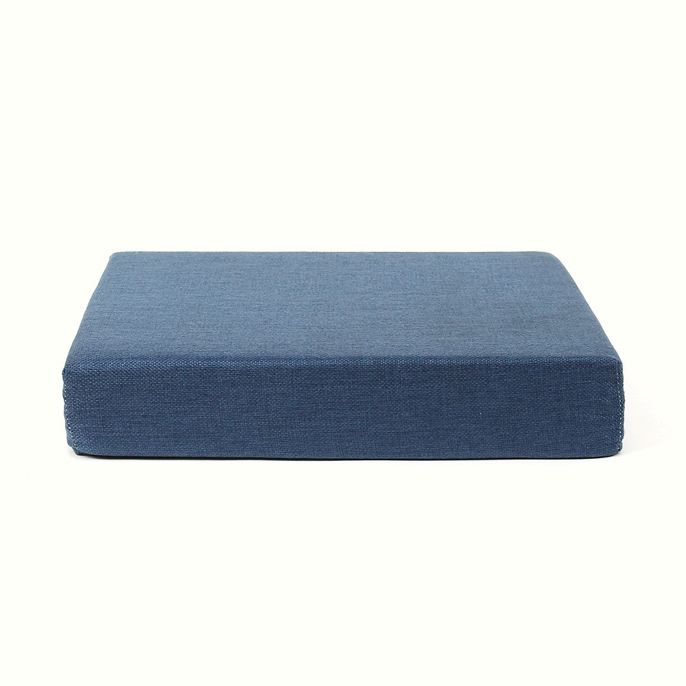 푹신한 스펀지 높은 사각 방석 블루 의자 매트  스폰지 매트  바닥 깔개