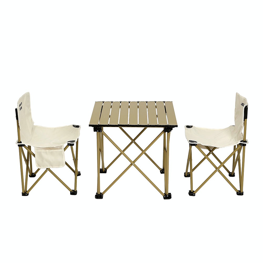 Oce 접이식 캠핑 조리대 식탁 의자 세트 54x55 접는 탁자 간이 테이블 사각 야외 식탁 세트