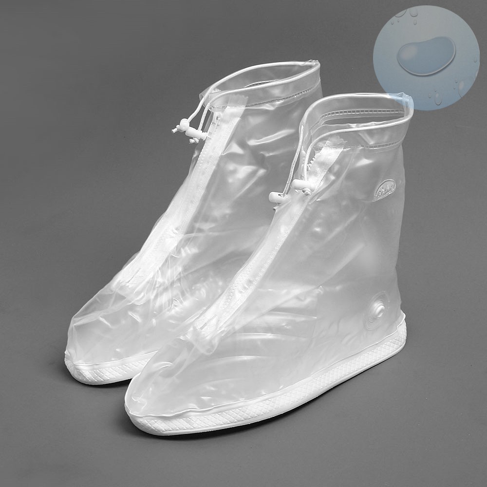 Oce 휴대용 비올때 방수 신발 레인 커버 280-290 투명 운동화 방수 덧신 위생화 눈 올때 신발 보호