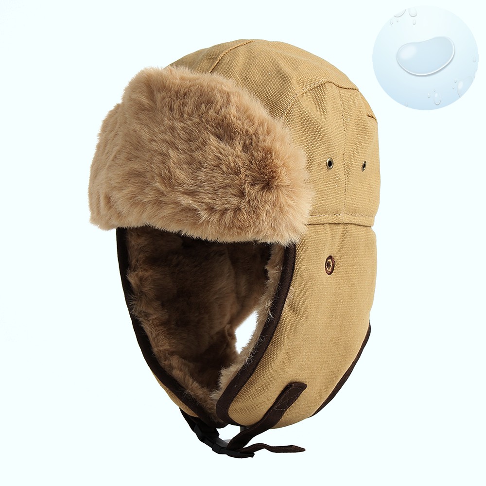Oce 에스키모 따뜻한 귀덮개 털 모자 브라운 이어머프햇 귀달이 귀돌이 군밤 모자