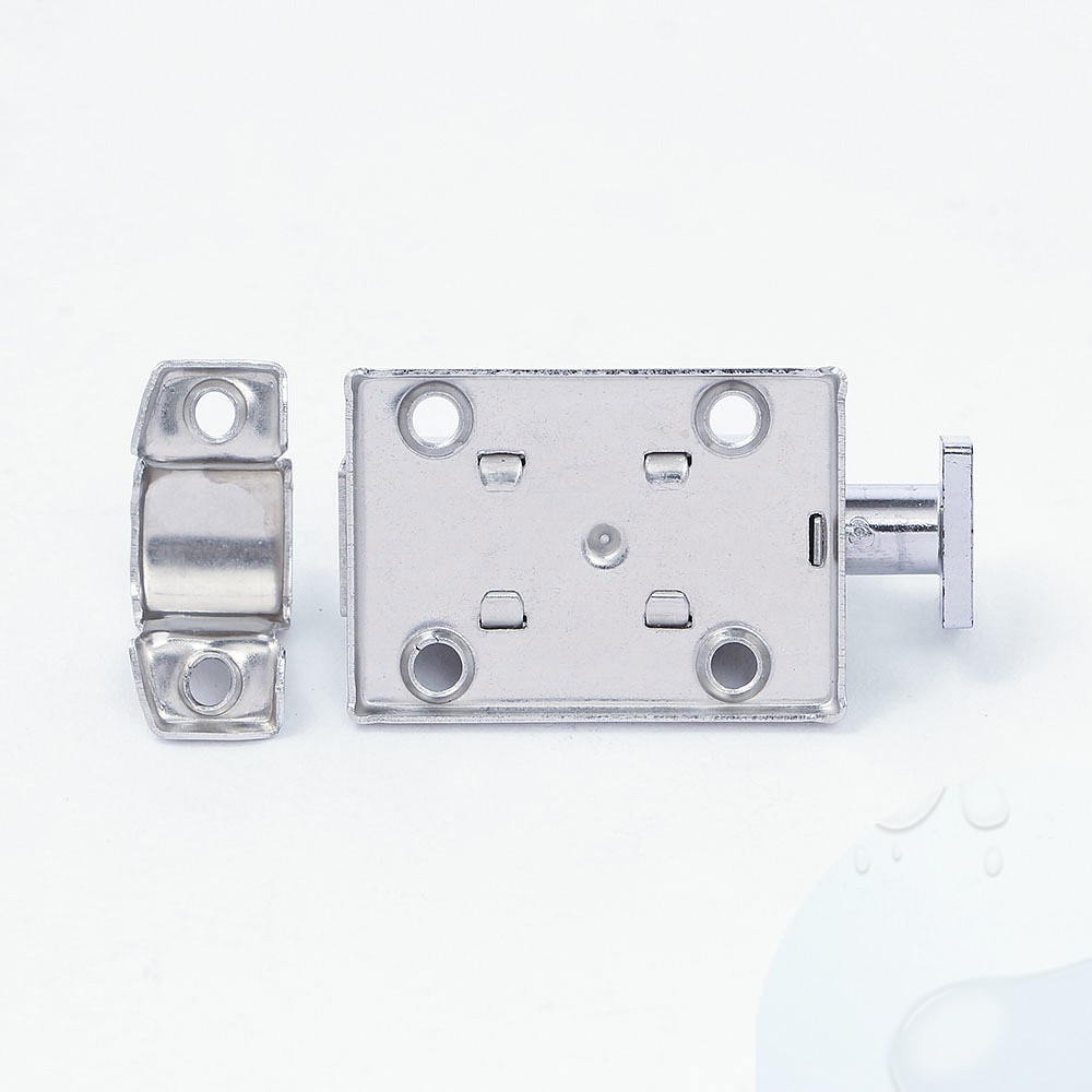 Oce 원터치 스텐 화장실 잠금장치 45mm 욕실 문고리 문걸쇠 랏지 목욕탕 자물쇠