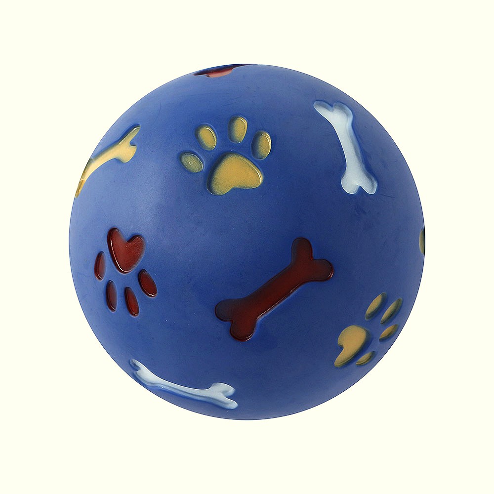 Oce 강아지 노즈워크 간식볼 14cm 블루 개밥그릇 움직이는 장난감 강아지 사료통