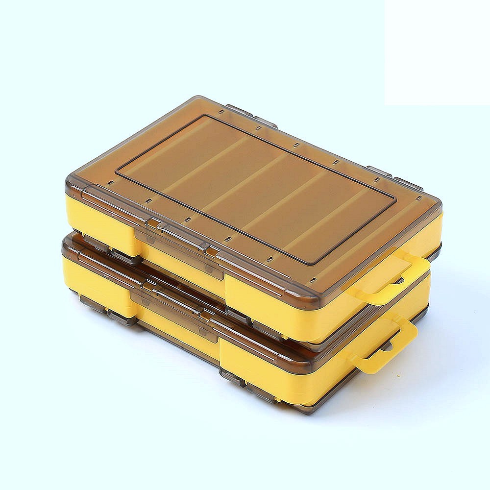 삼각 배수홀 루어 케이스 12칸 양면 2p 태클 박스 낚시 소품 찌 케이스 가짜 미끼