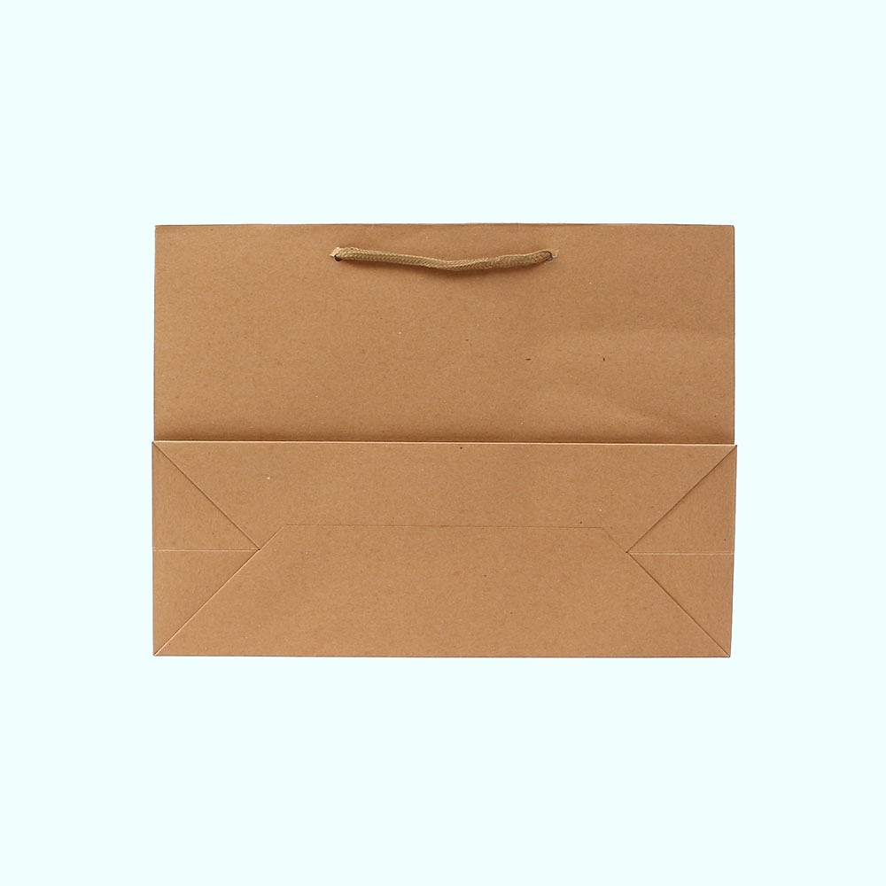 Oce 가로 무광 무지 선물포장 백 10p 브라운 28x20 페이퍼 팩킹 종이 쇼핑백 포장 가방