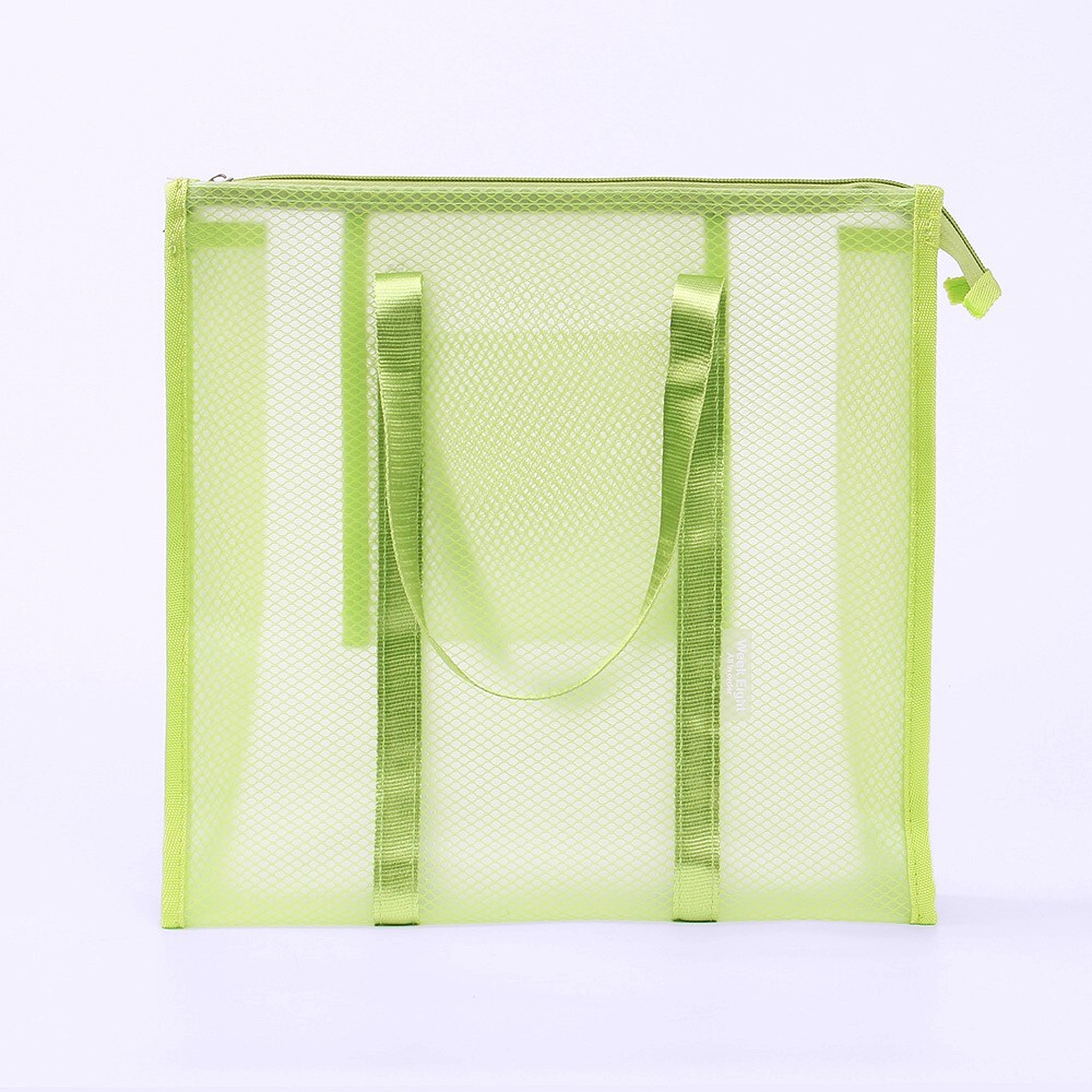 Oce PVC 방수 투명 비치백 그린 사우나 비닐 토드백  수영 수영복 가방 비치 방수 토트백