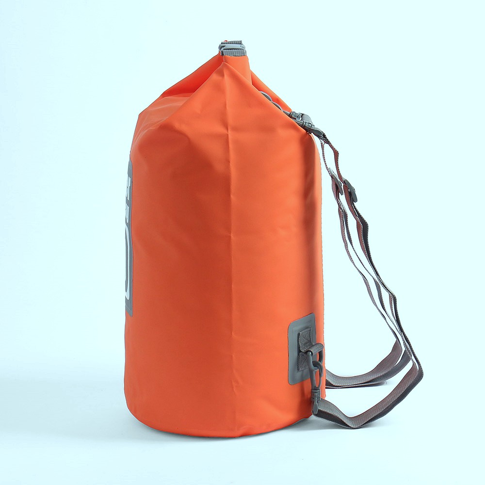 Oce PVC 방수 비치백 비치 백팩 20L 오렌지 접이식 방수 숄더백 아쿠아 드라이 백 수영 수영복 가방