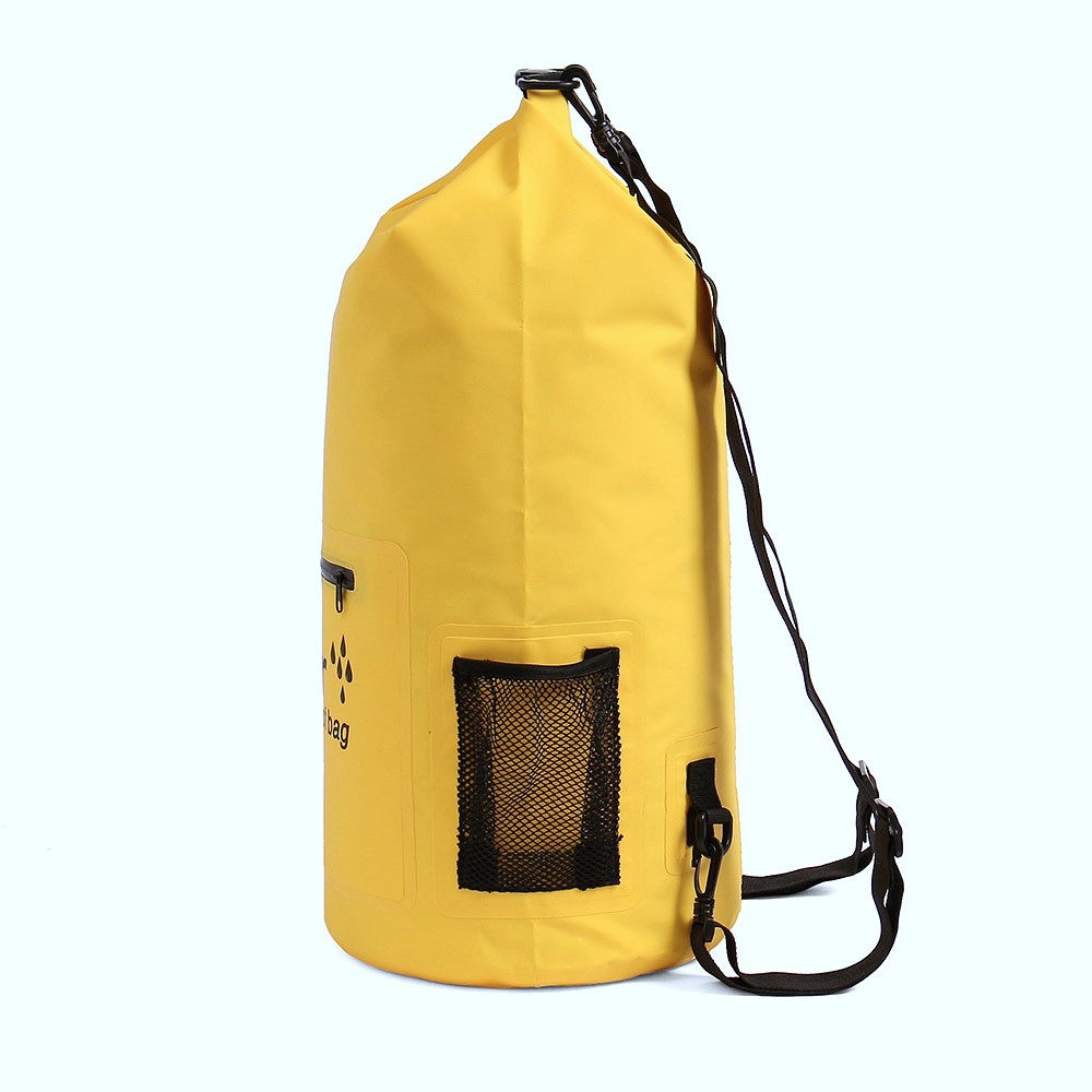 Oce 컬러 방수 비치백 비치 백팩 20L 옐로우 사우나 워터 배낭 접이식 방수 숄더백 수영 수영복 가방