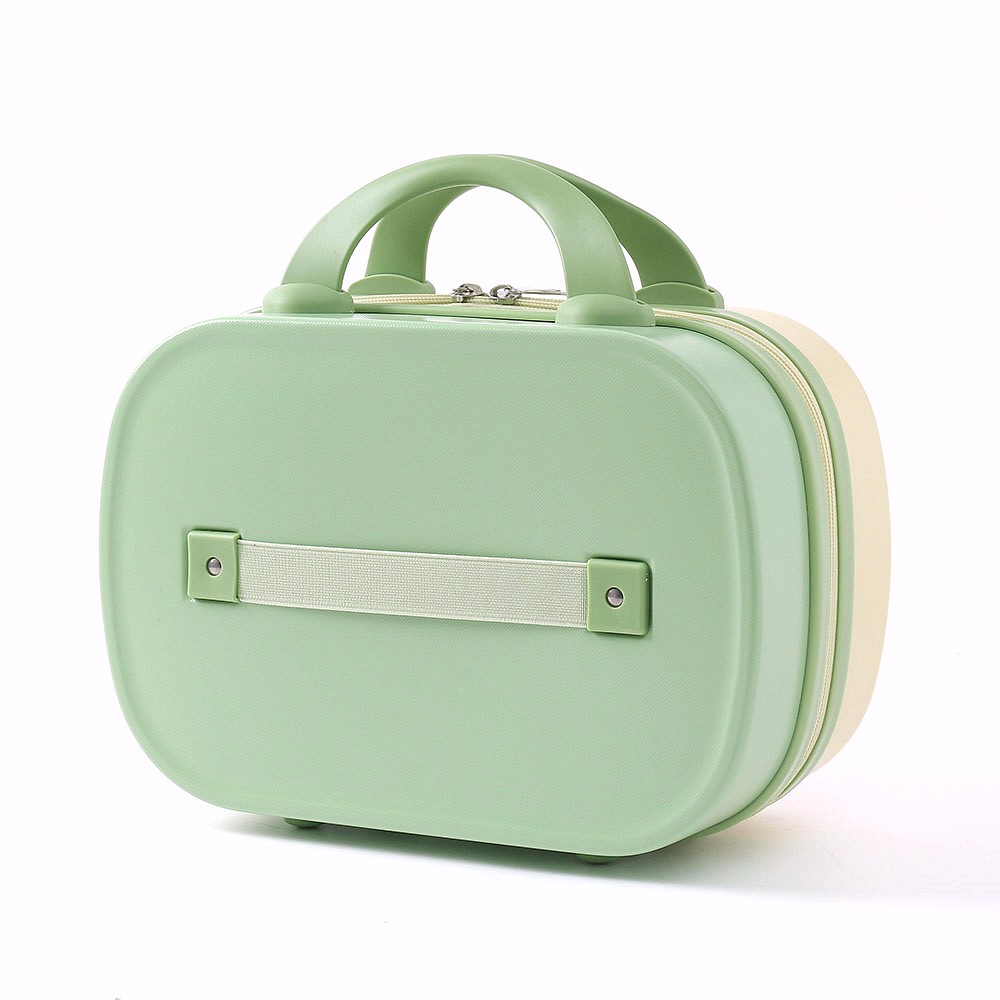 Oce 라운드 여성 미니 여행 트렁크 레몬그린 손가방  유아동 트레블 손가방 소형 트래블 트렁크
