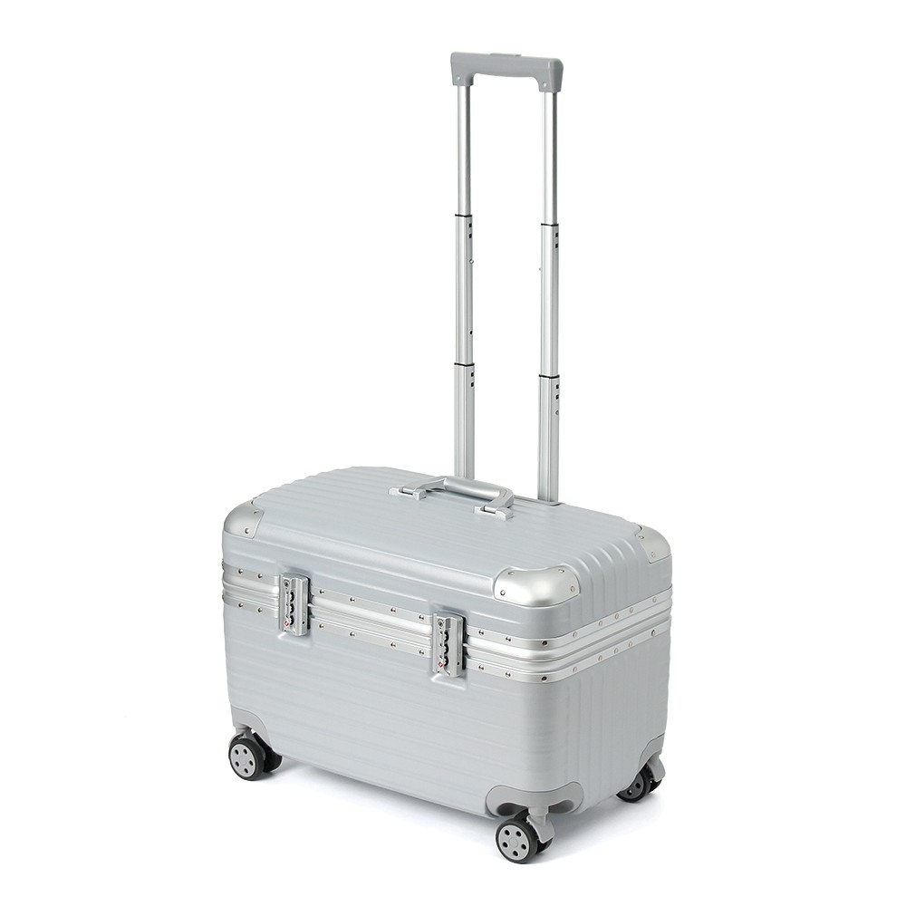 Oce 3단 TSA 키 공항 가방 가로 캐리어 20형 실버 트래블 백 portmanteau traveling bag
