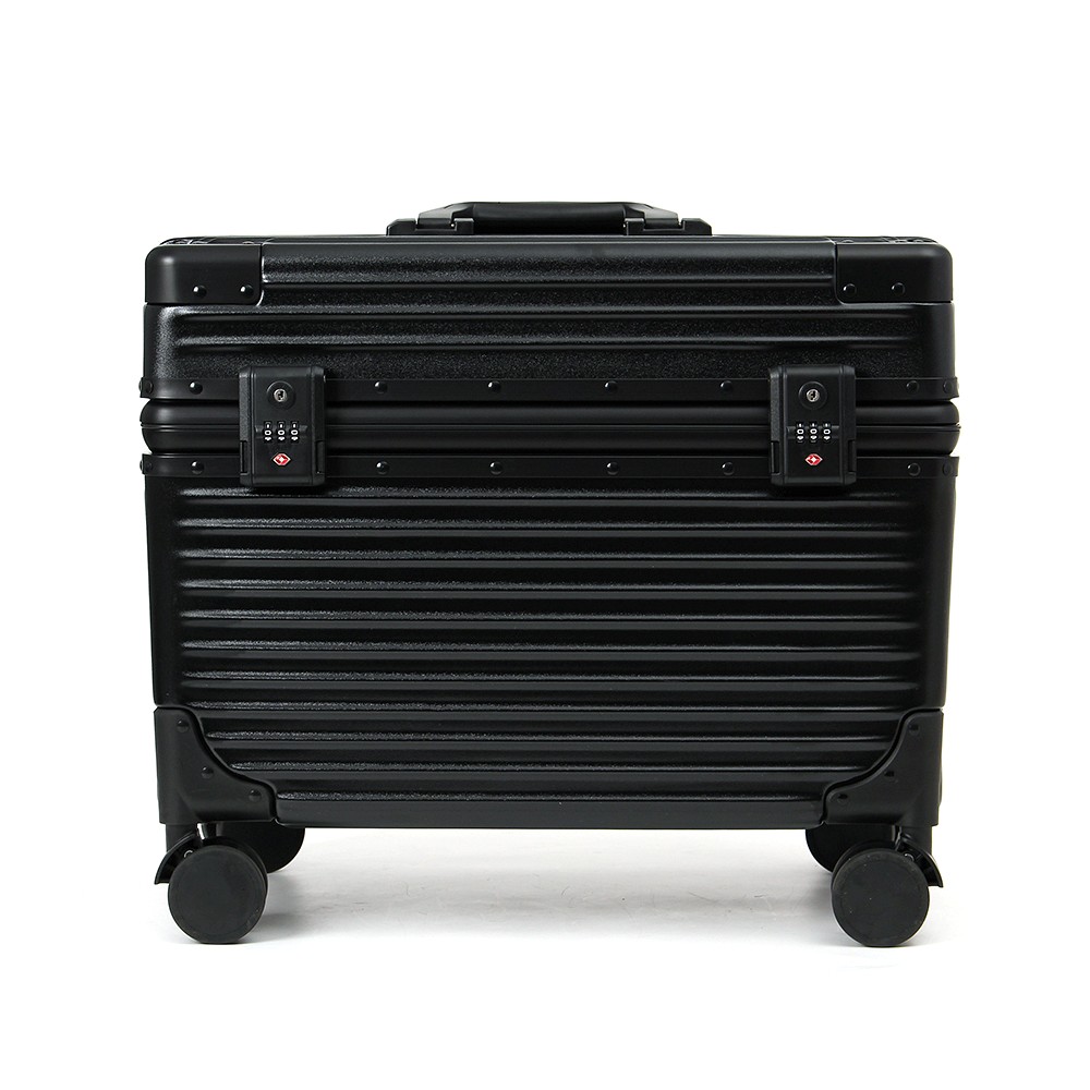 Oce 3단 TSA 키 공항 가방 가로 캐리어 16형 블랙 트래블 백 미니 트랩백 portmanteau