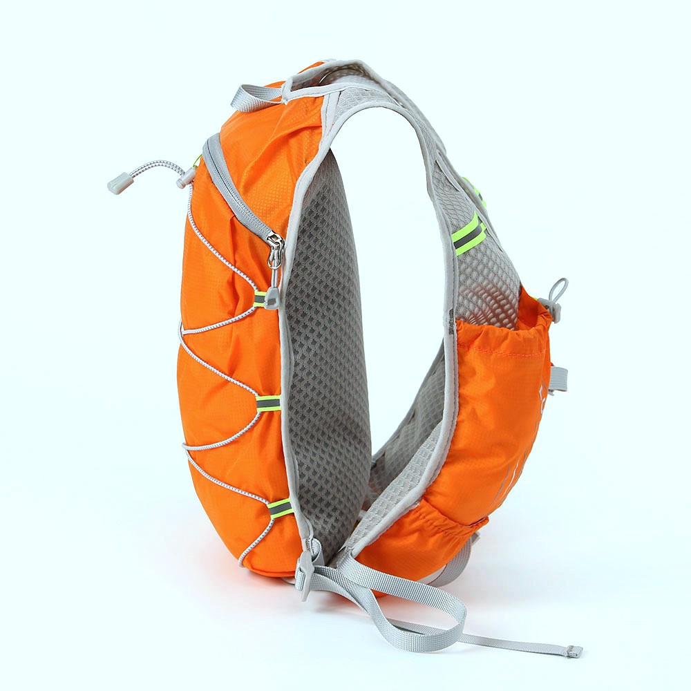 Oce 빨대 초경량 안전띠 조끼 배낭 오렌지 5L 인스팅트 스쿠터 륙색 가벼운 자전거 배낭 물병 헬멧 조끼 가방
