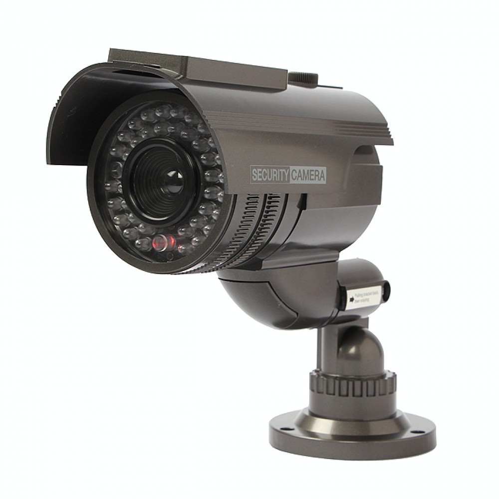 Oce 태양광 모형 감시 가짜 카메라 A3 안전장치 돔 카메라 벽부착 방범 카메라 보안 빨간불