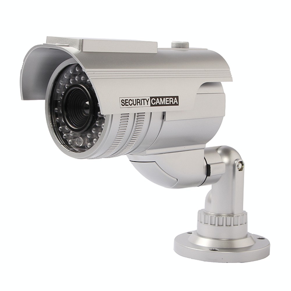 Oce 태양광 모형 감시 가짜 카메라 A2 주택 감시카메라 벽부착 방범 카메라 무인 경비 홈캠