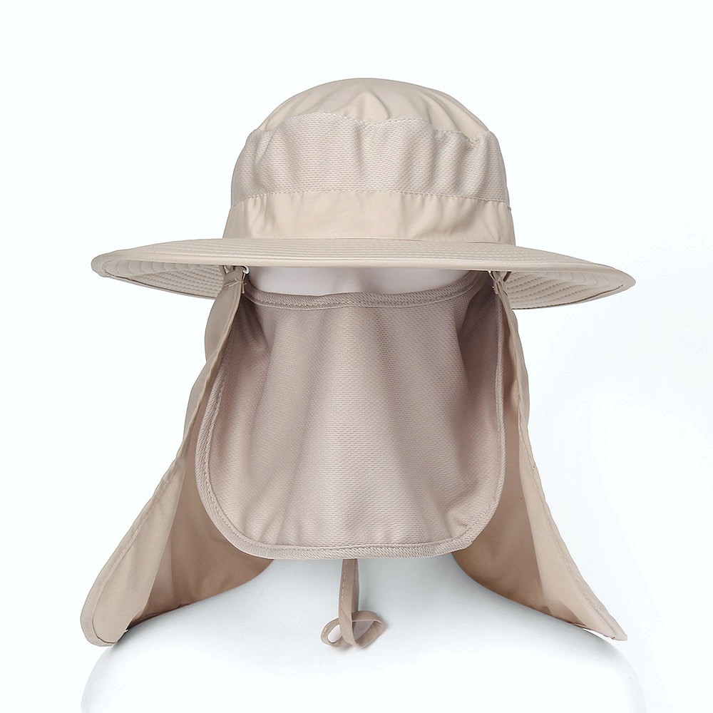 Oce 심플 햇빛차단 스포츠 골프모자 베이지 아줌마 썬캡  얼굴가리개 골프모자 여름 조깅 산책 모자