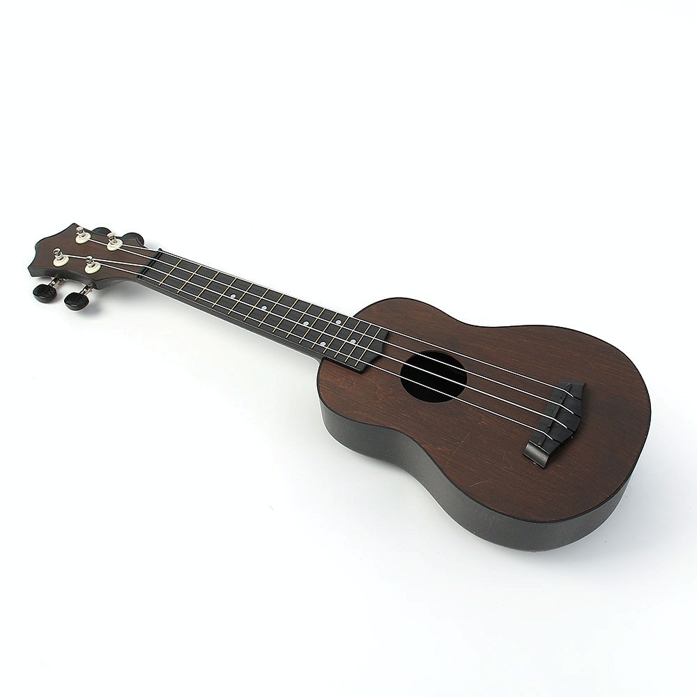Oce 포플러 소형 기타 우크렐레 소프라노 다크브라운 포플러 우쿨렐레 하와이 기타 ukulele