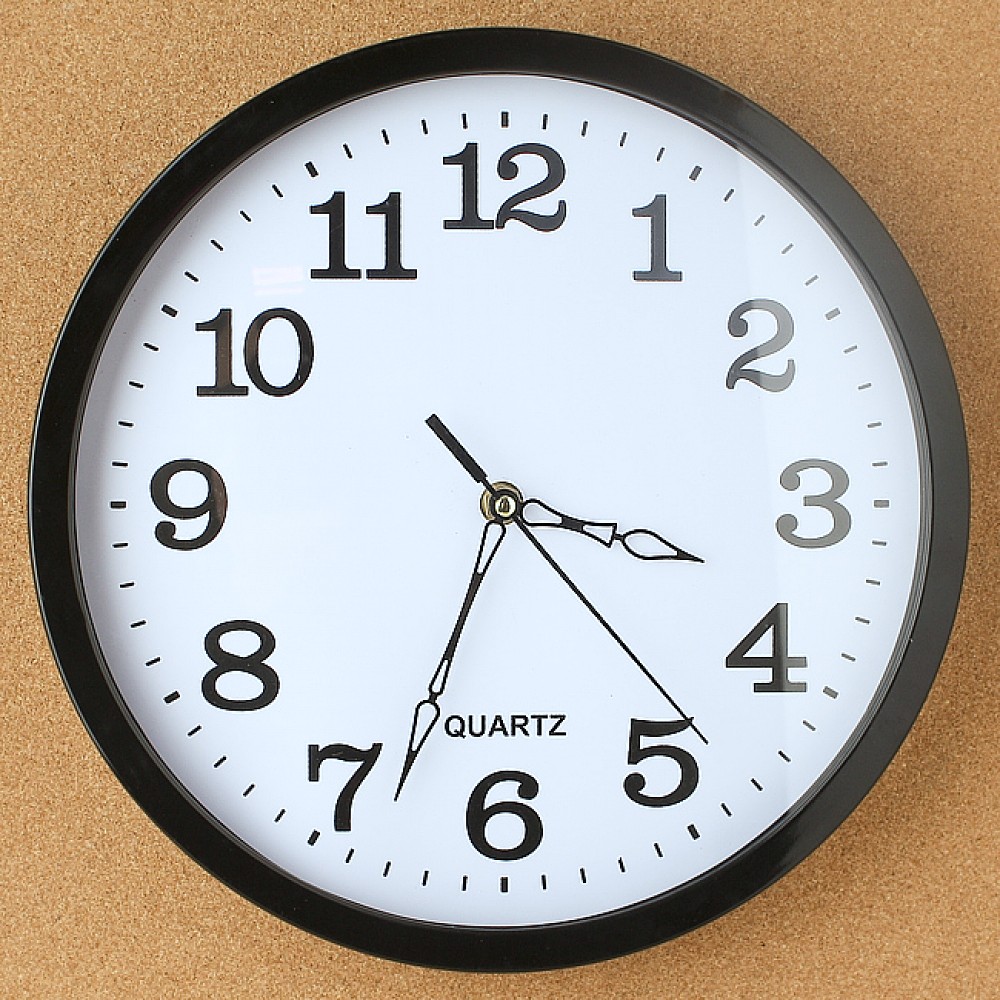 Oce 원형 벽걸이 저소음 수면 시계 도서실 사무실 시계 wall clock 월클락 아나로그 워치