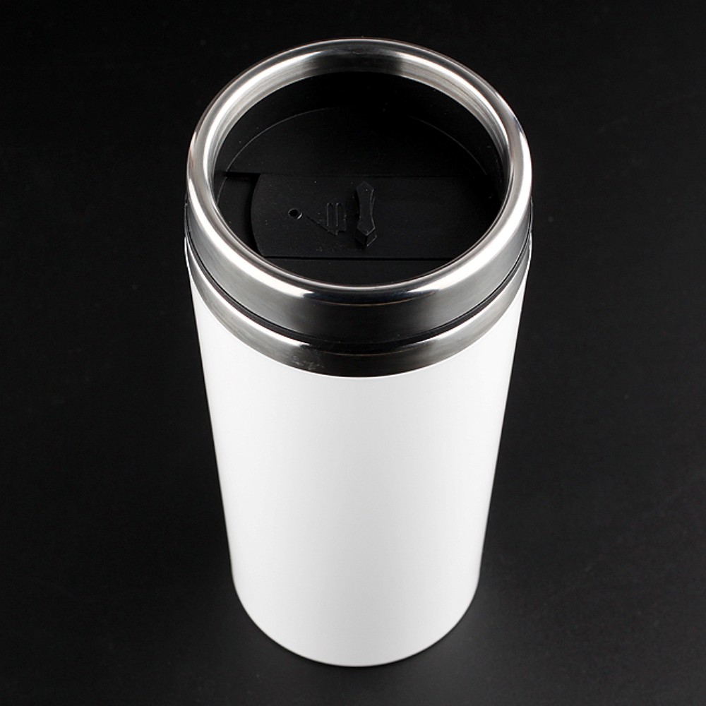 Oce 스텐 커피 텀블러 뚜껑 컵 450ml 원형 스텐 물잔 개인 머그 리저유블 텀블러