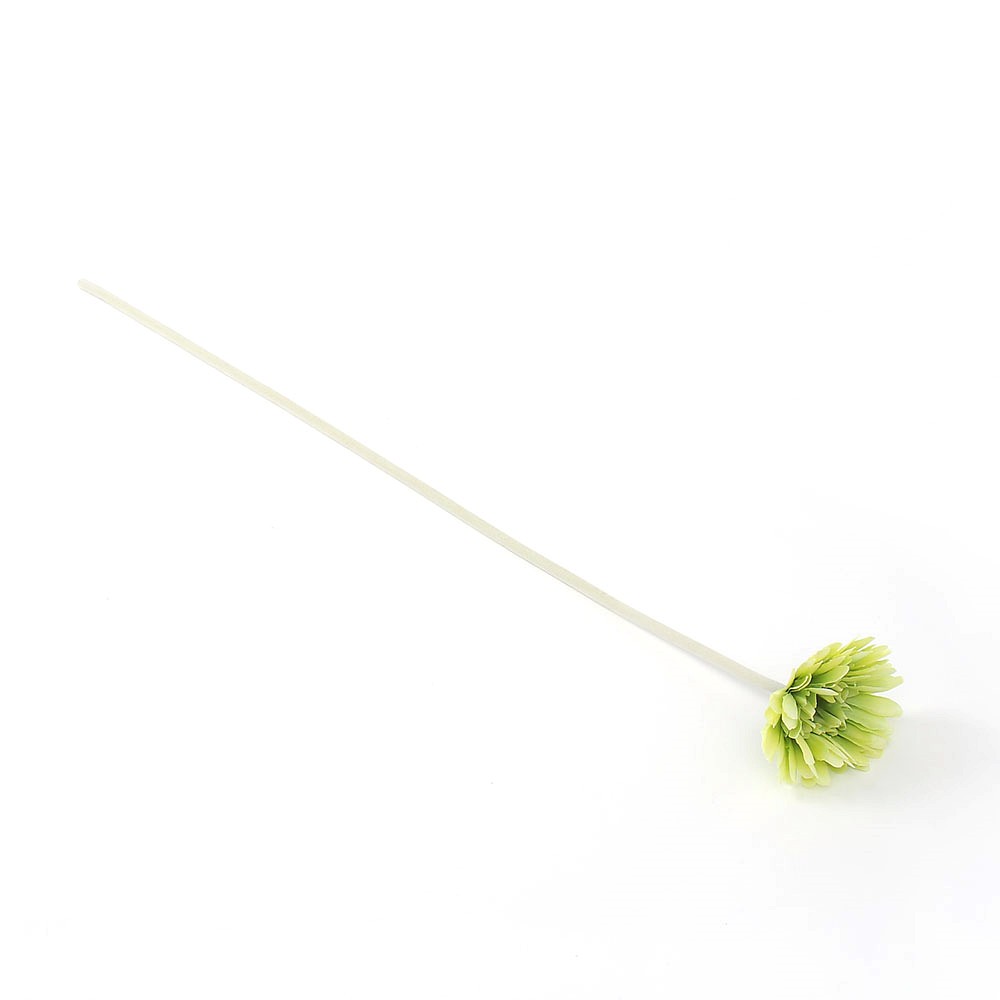 Oce 한송이 화려한 거베라 꽃 그린 프로포즈 로즈 인조 식물 식탁 가짜 꽃