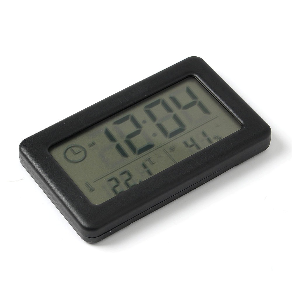 Oce 벽 데스크 시계 디지털 탁상시계 블랙 스마트 탁상시계 디지털 습도계 벽시계 숫자 벽시계