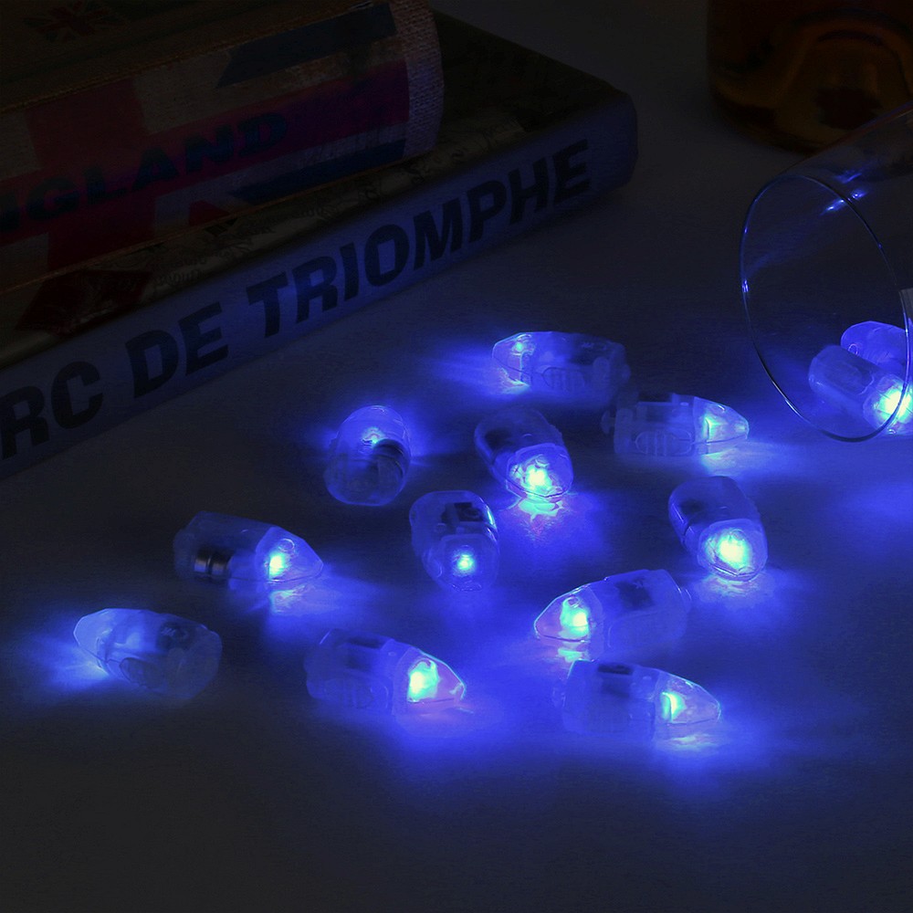 Oce LED 파티 조명 미니 전구 블루 50입 캠핑 무드등 알전구 감성 램프