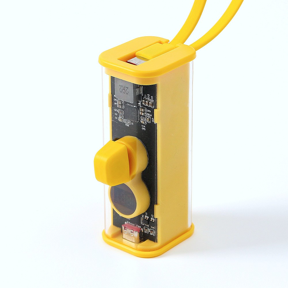 Oce 휴대용 동시 무선충전기 보조밧데리 Ctype 노랑 보조밧데리팩 핸드폰 도킹 배터리 충전 밧데리