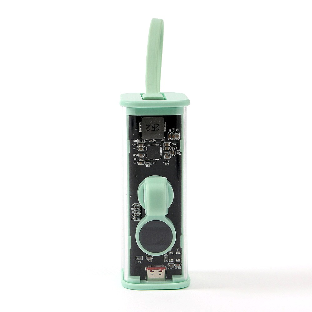 Oce 휴대용 동시 무선충전기 보조밧데리 Ctype 민트 휴대폰배터리 핸드폰 배터리 보조밧데리팩