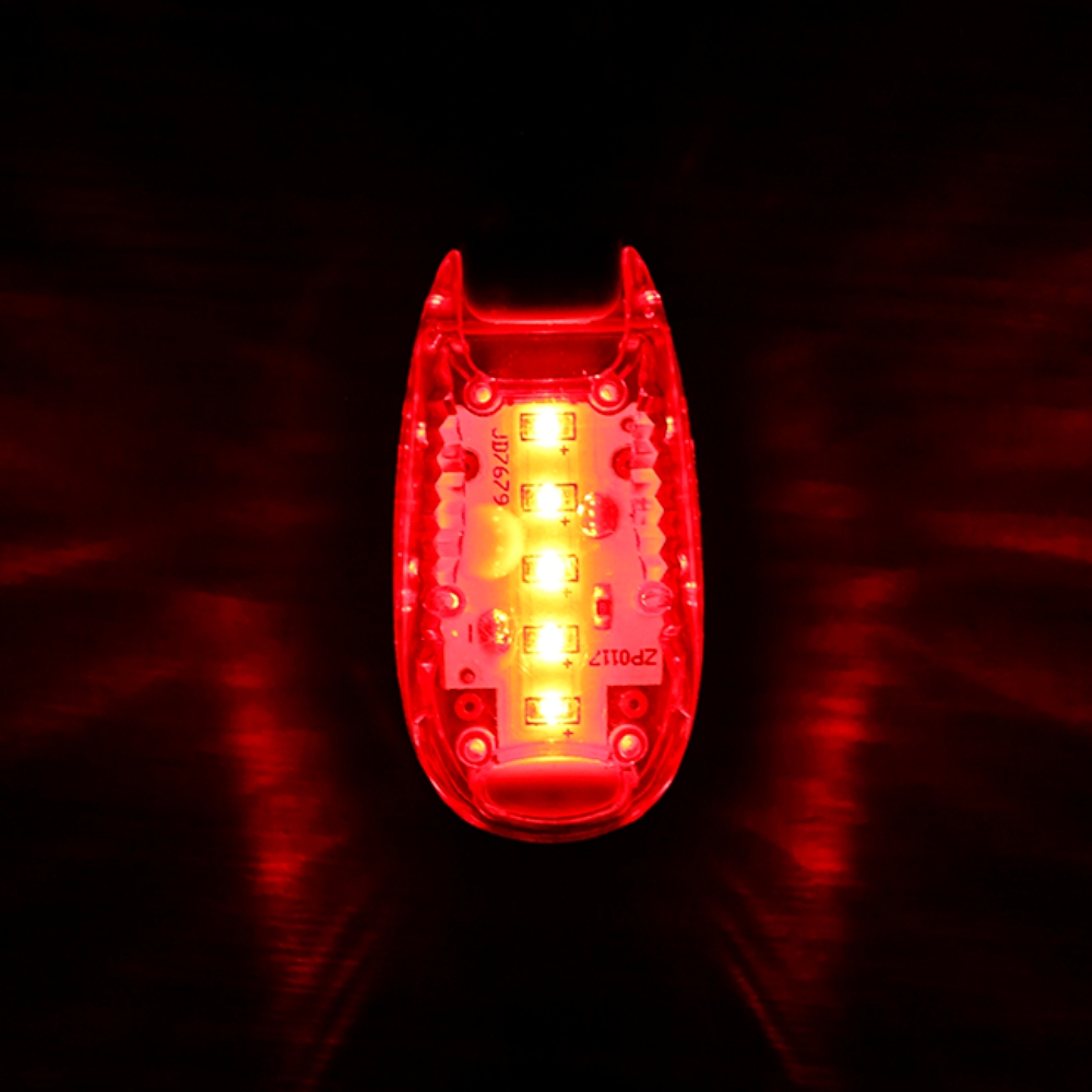 Oce 밴드 클립 후레쉬 깜빡이 LED 안전등 라이더 안전 용품 형광 집게 랜턴 암팔찌 띠지