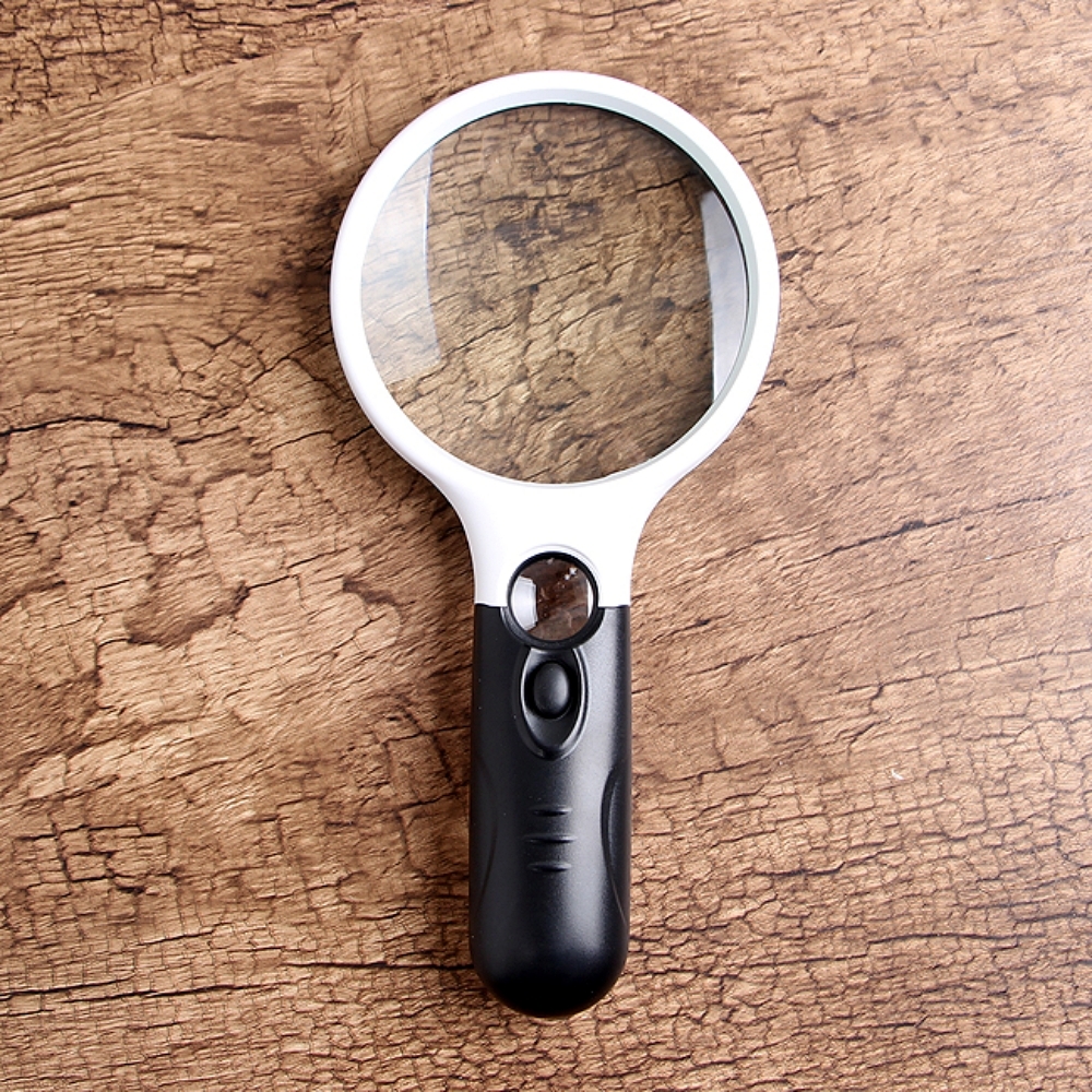 Oce 90mm 라이트 손잡이 독서 돋보기 readingglasses magnifying glass LED 확대경