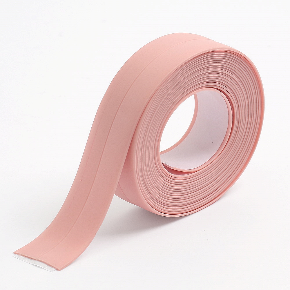 Oce 싱크대 욕실 타일 곰팡이 테이프 2.2x3.2 핑크 방수 실링 틈새 메꾸미 다용도 태이프