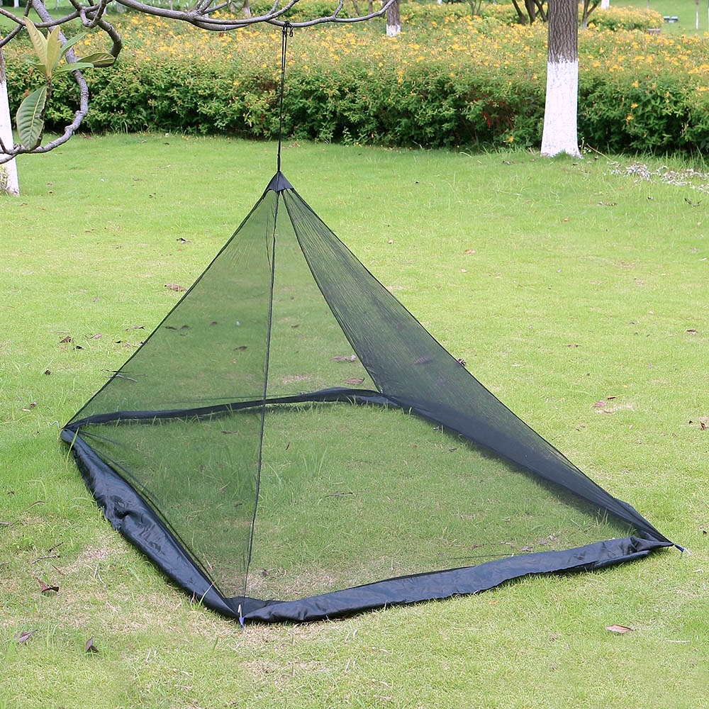 Oce 바닥없는 실외 캠핑 모기 텐트 팩 set 블랙 폴딩 텐트 해충망 카튼 여름 간편 모기장