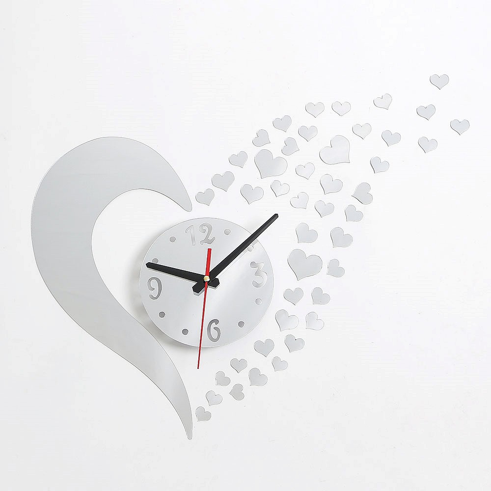 Oce 월데코 벽 디자인 시계 하트모아 빈티지벽시계 주방엔틱인테리어 저소음DIY벽시계