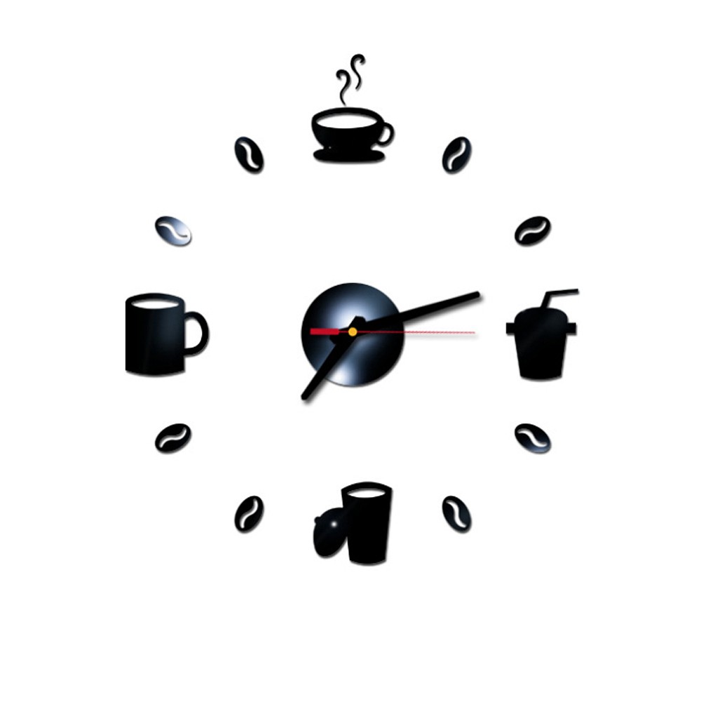 Oce 카페 월데코 벽 디자인 시계 원두 벽에붙이는시계 저소음DIY벽시계 홈카페만들기