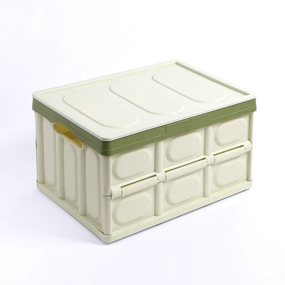 Oce 폴딩 정리함 방수 캠핑 테이블 박스 그린 30L 방수백세트 미니 창고 플라스틱 공간 가구 우유 상자