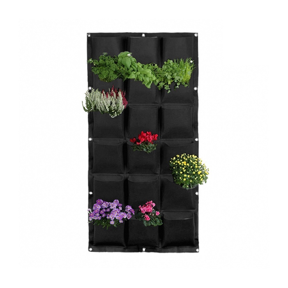 실내 화원 식물 벽걸이 화분 꽃이 주머니 50x100 꽃꽂이 바구니 거실 플랜테리어 수직 공간 정원