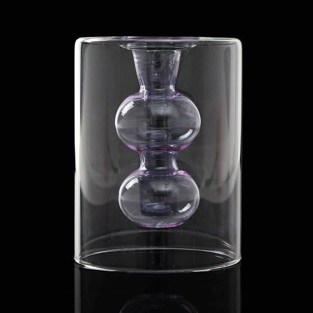 유리 공예품 생화 꽃꽂이 화병 퍼플 vase 플랜테리어꽂 꽃꽂이병물꽂이 식물키우기