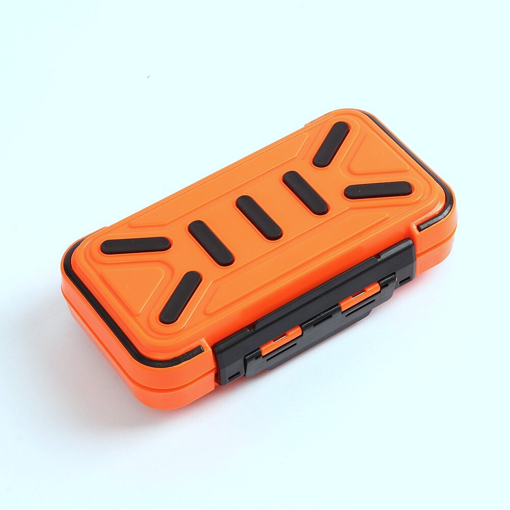 Oce 16칸 양면 낚시 태클 박스 채비 케이스 오렌지 용품수납 플라스틱 방수