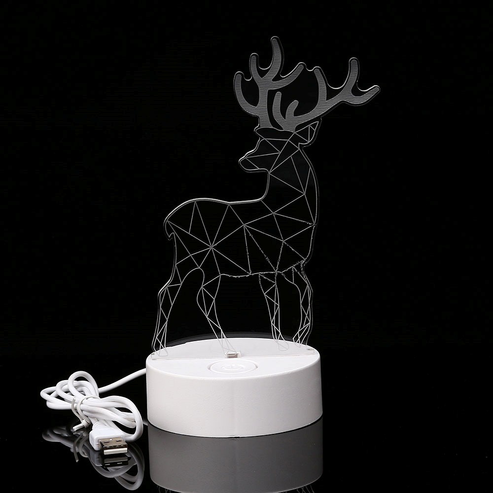Oce LED 인테리어 스탠드 사슴 모형 조명 테이블분위기 유선LED 기념일차박캠핑