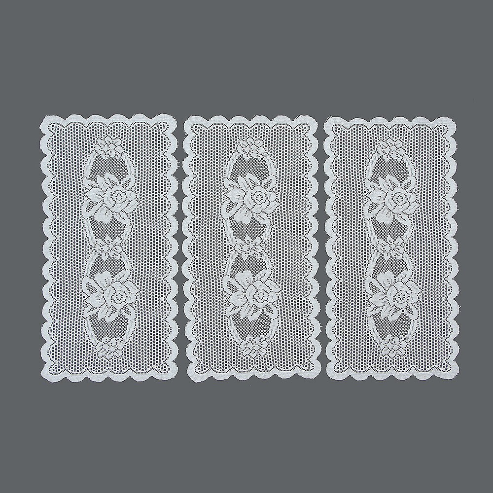 Oce 크로쉐 테이블보 레이스 받침 사각 3p 꽃무늬 인테리어덮개 식탁셋팅 레트로카바